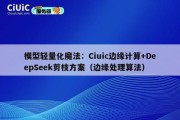 模型轻量化魔法：Ciuic边缘计算+DeepSeek剪枝方案（边缘处理算法）