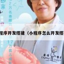 小程序开发搭建（小程序怎么开发搭建）