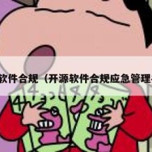 开源软件合规（开源软件合规应急管理办法）