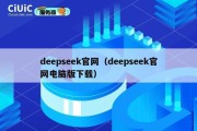 deepseek官网（deepseek官网电脑版下载）
