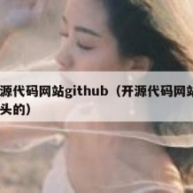 开源代码网站github（开源代码网站P开头的）