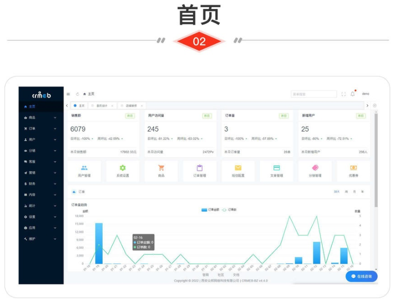 CRMEB/V4.4标准版打通版商城源码小程序公众号H5+App商城源码 第3张 CRMEB/V4.4标准版打通版商城源码小程序公众号H5+App商城源码 第3张