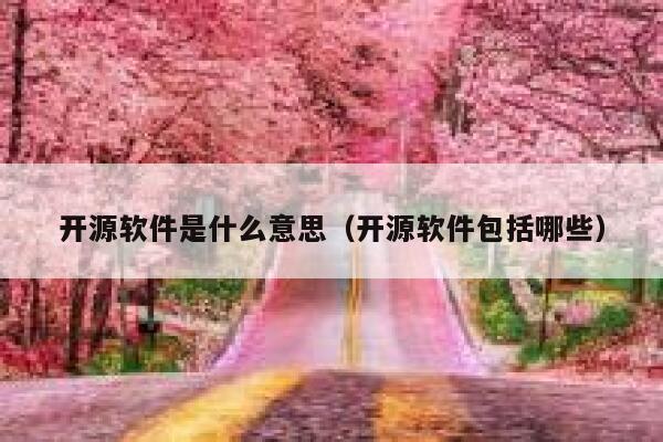 开源软件是什么意思(开源软件包括哪些) 第1张 开源软件是什么意思(开源软件包括哪些) 第1张