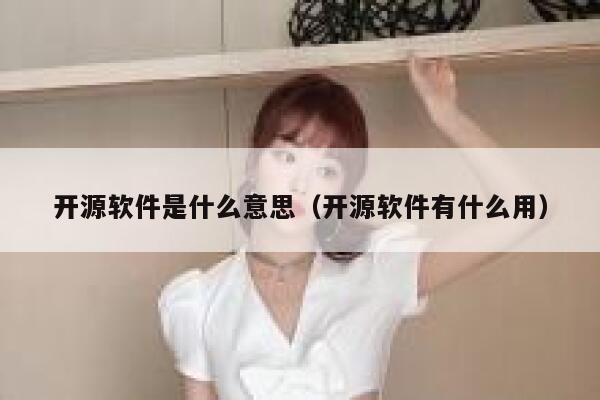 开源软件是什么意思(开源软件有什么用) 第1张 开源软件是什么意思(开源软件有什么用) 第1张