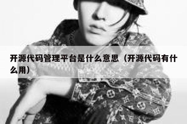 开源代码管理平台是什么意思(开源代码有什么用) 第1张 开源代码管理平台是什么意思(开源代码有什么用) 第1张