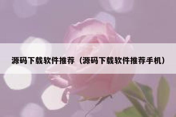 源码下载软件推荐（源码下载软件推荐手机） 第1张