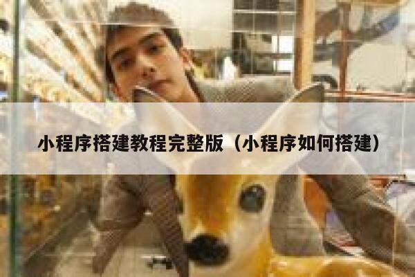 小程序搭建教程完整版(小程序如何搭建) 第1张 小程序搭建教程完整版(小程序如何搭建) 第1张