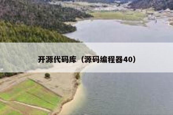 开源代码库(源码编程器40) 第1张 开源代码库(源码编程器40) 第1张
