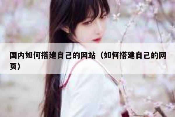 国内如何搭建自己的网站(如何搭建自己的网页) 第1张 国内如何搭建自己的网站(如何搭建自己的网页) 第1张