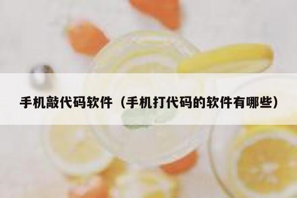 手机敲代码软件(手机打代码的软件有哪些) 第1张 手机敲代码软件(手机打代码的软件有哪些) 第1张