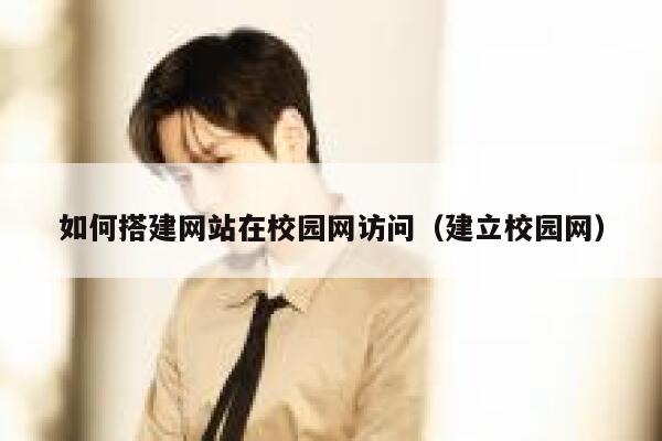 如何搭建网站在校园网访问(建立校园网) 第1张 如何搭建网站在校园网访问(建立校园网) 第1张