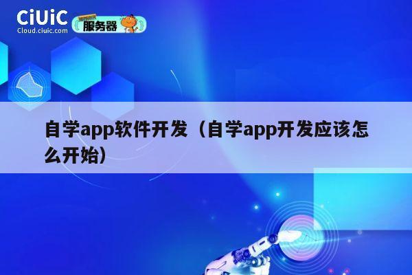 自学app软件开发(自学app开发应该怎么开始) 第1张 自学app软件开发(自学app开发应该怎么开始) 第1张