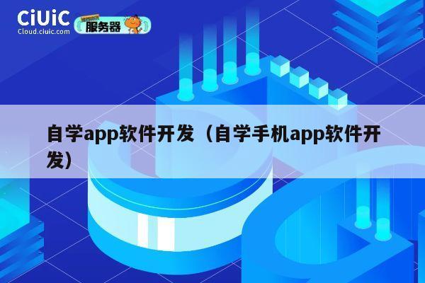 自学app软件开发(自学手机app软件开发) 第1张 自学app软件开发(自学手机app软件开发) 第1张